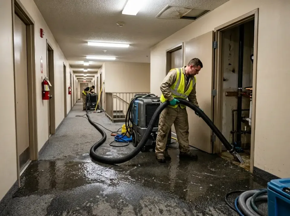 multi-unit-apartment-hallway-f-005 — frequently asked questions, Emergency Burst Pipe Water Extraction & Removal in Concordi…